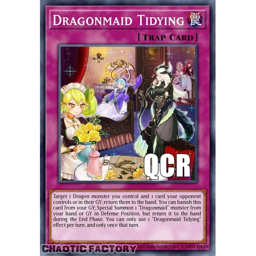 RA04-EN102 Dragonmaid Tidying Quarter Century Secret Rare 1st Edition NM