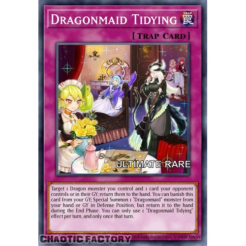 RA04-EN102 Dragonmaid Tidying Ultimate Rare 1st Edition NM