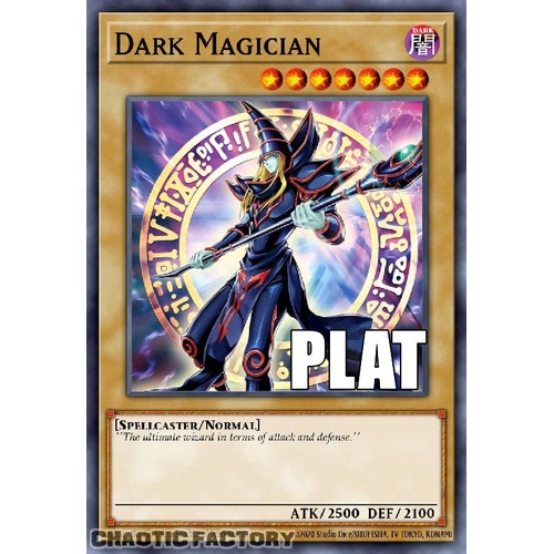 RA04-EN106 Dark Magician DUPO ART Platinum Secret Rare 1st Edition NM