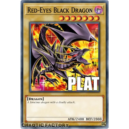 RA04-EN109 Red-Eyes Black Dragon MP24 ART Platinum Secret Rare 1st Edition NM