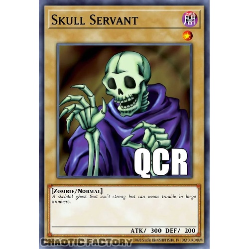 RA04-EN110 Skull Servant Quarter Century Secret Rare 1st Edition NM