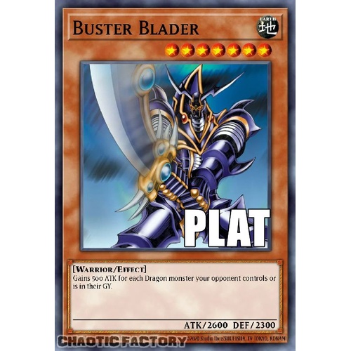 RA04-EN115 Buster Blader Platinum Secret Rare 1st Edition NM