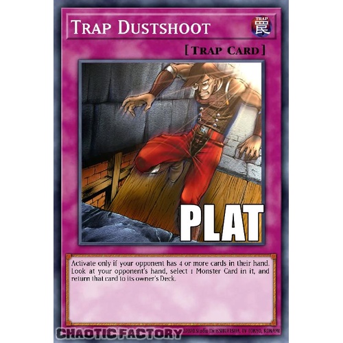 RA04-EN121 Trap Dustshoot Platinum Secret Rare 1st Edition NM