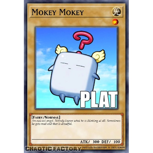 RA04-EN126 Mokey Mokey Platinum Secret Rare 1st Edition NM