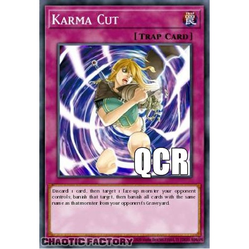 RA04-EN128 Karma Cut Quarter Century Secret Rare 1st Edition NM