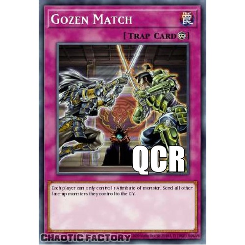 RA04-EN134 Gozen Match Quarter Century Secret Rare 1st Edition NM