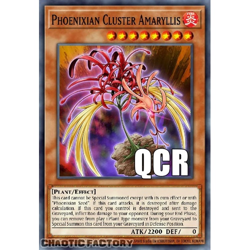RA04-EN136 Phoenixian Cluster Amaryllis Quarter Century Secret Rare 1st Edition NM