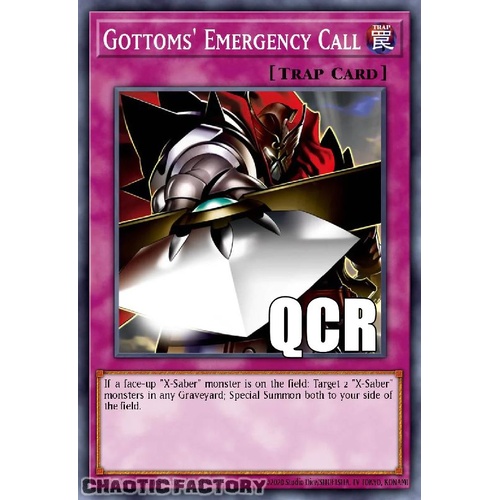 RA04-EN138 Gottoms' Emergency Call Quarter Century Secret Rare 1st Edition NM