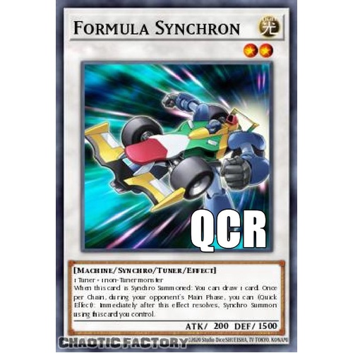 RA04-EN143 Formula Synchron Quarter Century Secret Rare 1st Edition NM