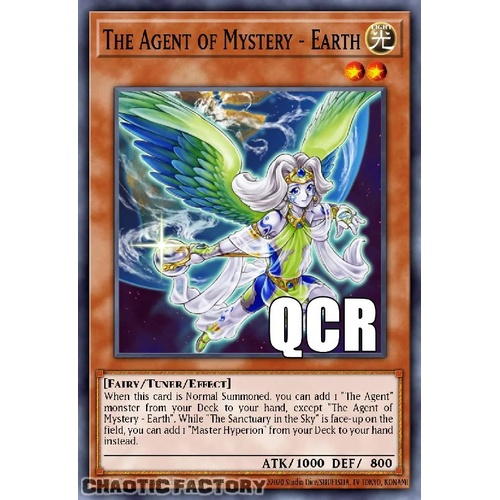 RA04-EN146 The Agent of Mystery - Earth Quarter Century Secret Rare 1st Edition NM