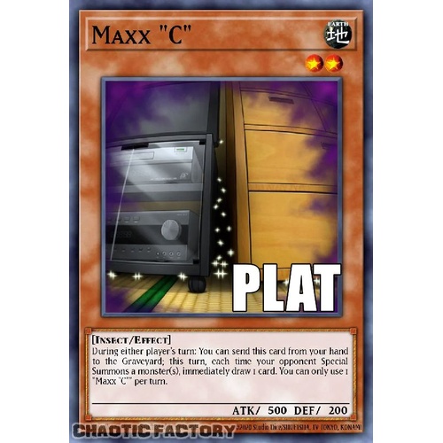 RA04-EN150 Maxx C Platinum Secret Rare 1st Edition NM