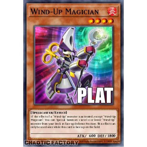 RA04-EN153 Wind-Up Magician Platinum Secret Rare 1st Edition NM