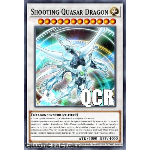 RA04-EN158 Shooting Quasar Dragon Quarter Century Secret Rare 1st Edition NM
