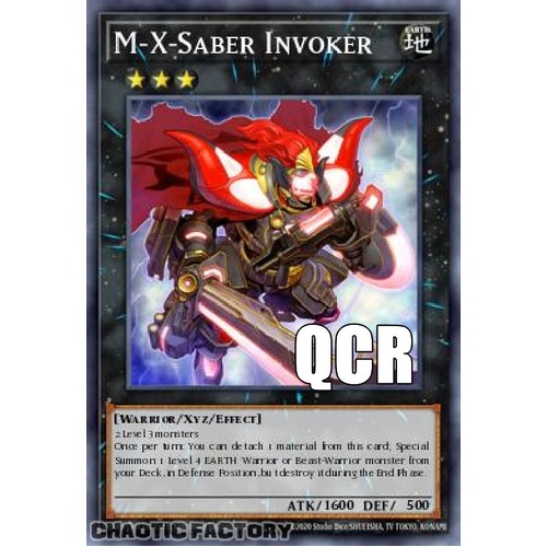 RA04-EN169 M-X-Saber Invoker Quarter Century Secret Rare 1st Edition NM