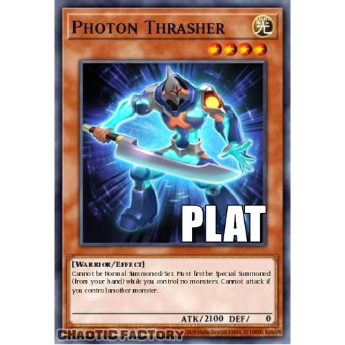 RA04-EN170 Photon Thrasher Platinum Secret Rare 1st Edition NM