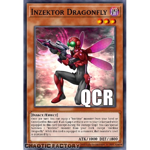 RA04-EN172 Inzektor Dragonfly Quarter Century Secret Rare 1st Edition NM