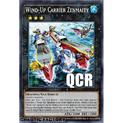 RA04-EN175 Wind-Up Carrier Zenmaity Quarter Century Secret Rare 1st Edition NM