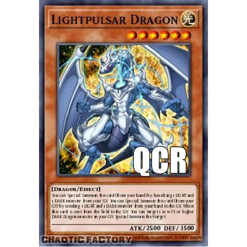 RA04-EN176 Lightpulsar Dragon Quarter Century Secret Rare 1st Edition NM