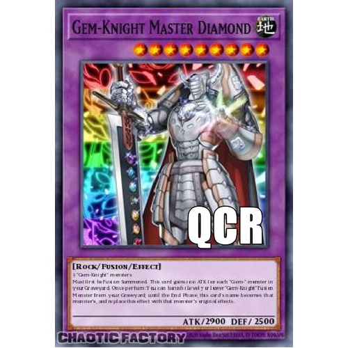 RA04-EN178 Gem-Knight Master Diamond Quarter Century Secret Rare 1st Edition NM