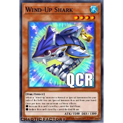RA04-EN180 Wind-Up Shark Quarter Century Secret Rare 1st Edition NM