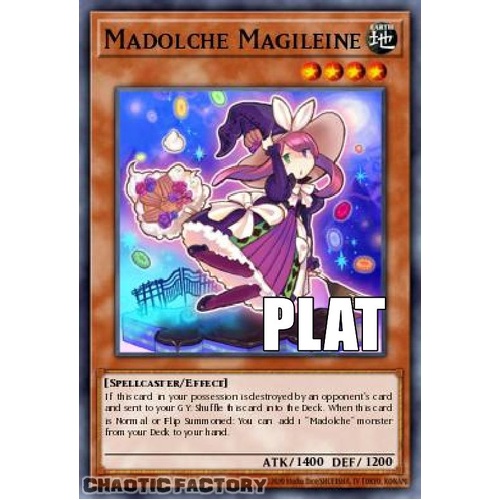 RA04-EN185 Madolche Magileine Platinum Secret Rare 1st Edition NM