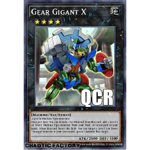 RA04-EN188 Gear Gigant X Quarter Century Secret Rare 1st Edition NM