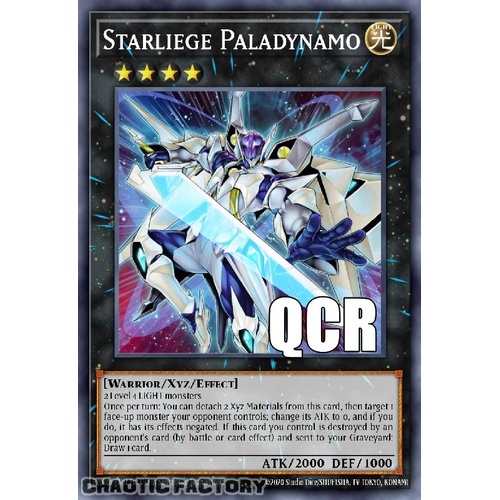 RA04-EN193 Starliege Paladynamo Quarter Century Secret Rare 1st Edition NM