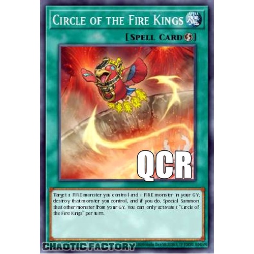 RA04-EN195 Circle of the Fire Kings Quarter Century Secret Rare 1st Edition NM