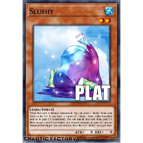 RA04-EN196 Slushy Platinum Secret Rare 1st Edition NM