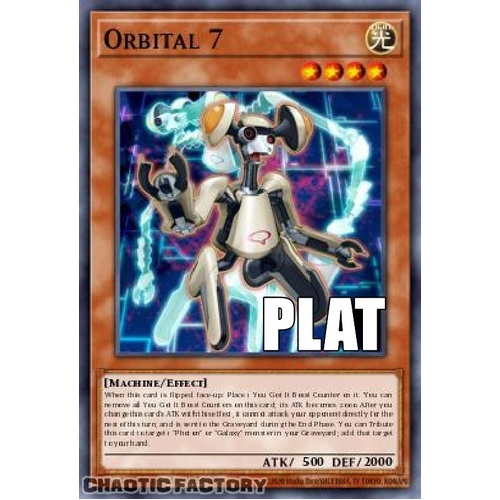 RA04-EN197 Orbital 7 Platinum Secret Rare 1st Edition NM