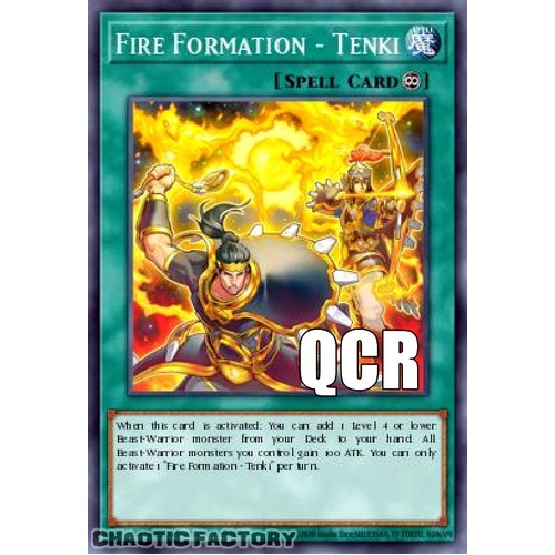 RA04-EN201 Fire Formation - Tenki Quarter Century Secret Rare 1st Edition NM