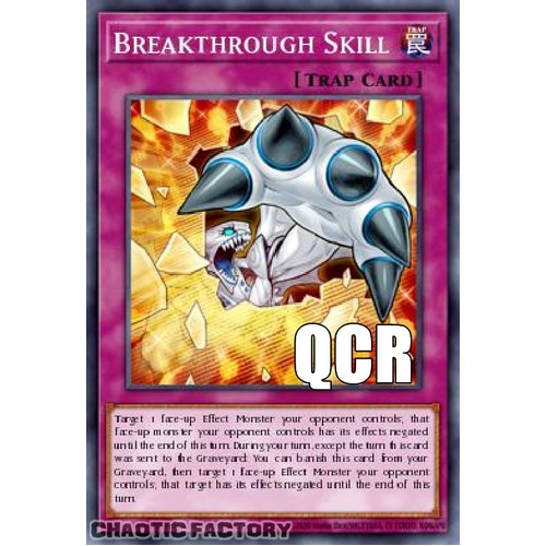 RA04-EN202 Breakthrough Skill Quarter Century Secret Rare 1st Edition NM