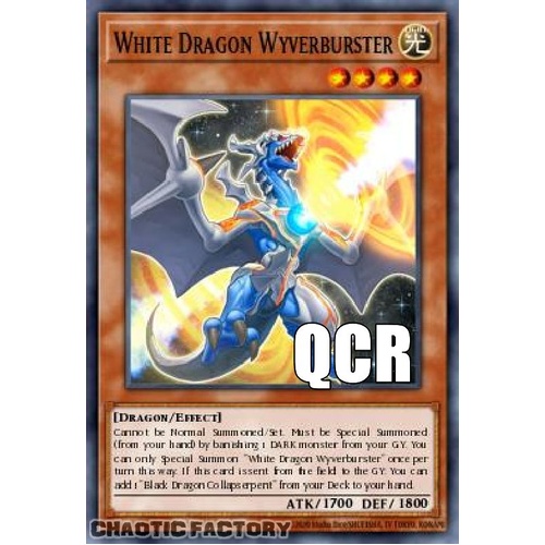 RA04-EN203 White Dragon Wyverburster Quarter Century Secret Rare 1st Edition NM