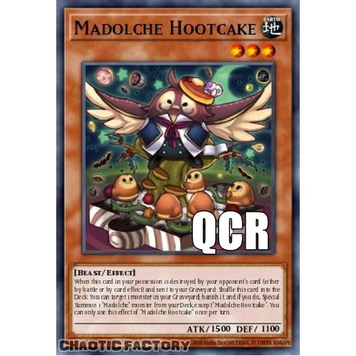 RA04-EN206 Madolche Hootcake Quarter Century Secret Rare 1st Edition NM
