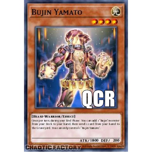 RA04-EN209 Bujin Yamato Quarter Century Secret Rare 1st Edition NM