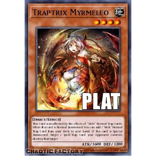 RA04-EN210 Traptrix Myrmeleo Platinum Secret Rare 1st Edition NM