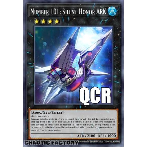 RA04-EN211 Number 101: Silent Honor ARK Quarter Century Secret Rare 1st Edition NM