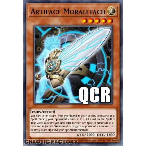 RA04-EN214 Artifact Moralltach Quarter Century Secret Rare 1st Edition NM