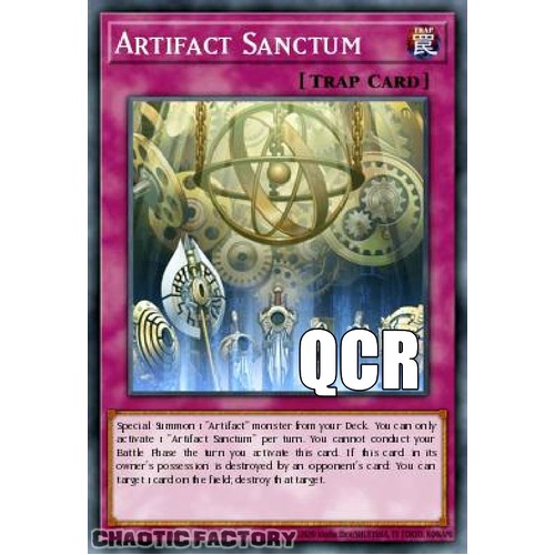 RA04-EN217 Artifact Sanctum Quarter Century Secret Rare 1st Edition NM