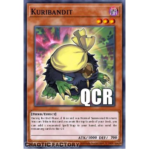 RA04-EN221 Kuribandit Quarter Century Secret Rare 1st Edition NM