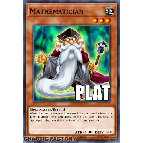 RA04-EN223 Mathematician Platinum Secret Rare 1st Edition NM