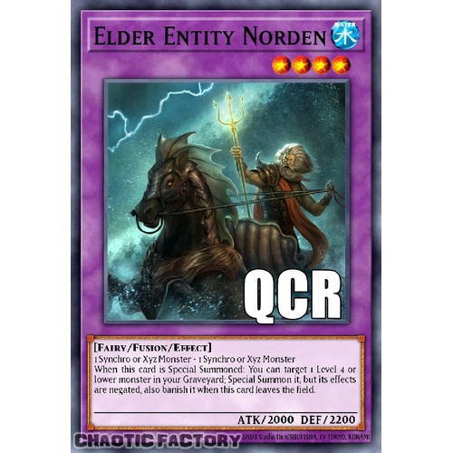 RA04-EN226 Elder Entity Norden Quarter Century Secret Rare 1st Edition NM