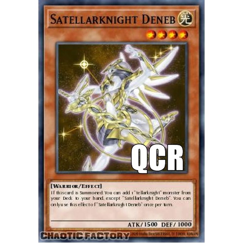 RA04-EN227 Satellarknight Deneb Quarter Century Secret Rare 1st Edition NM