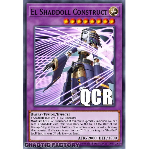 RA04-EN229 El Shaddoll Construct ALT ART Quarter Century Secret Rare 1st Edition NM