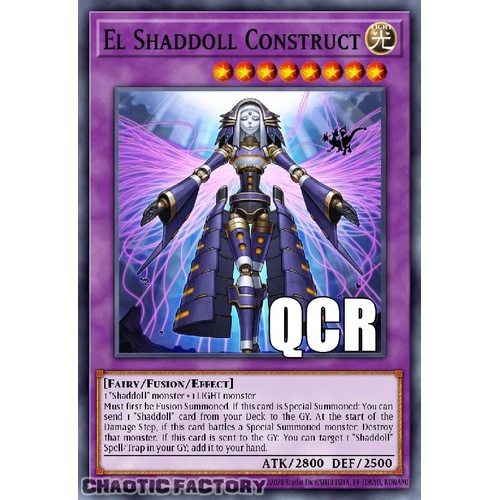 RA04-EN229 El Shaddoll Construct Quarter Century Secret Rare 1st Edition NM