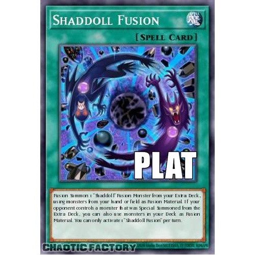 RA04-EN231 Shaddoll Fusion Platinum Secret Rare 1st Edition NM
