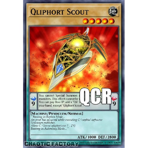 RA04-EN236 Qliphort Scout Quarter Century Secret Rare 1st Edition NM