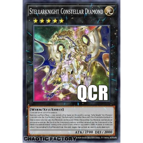 RA04-EN241 Stellarknight Constellar Diamond Quarter Century Secret Rare 1st Edition NM