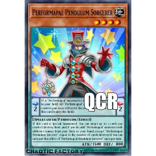 RA04-EN242 Performapal Pendulum Sorcerer Quarter Century Secret Rare 1st Edition NM