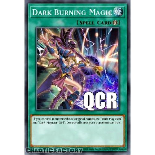 RA04-EN246 Dark Burning Magic Quarter Century Secret Rare 1st Edition NM